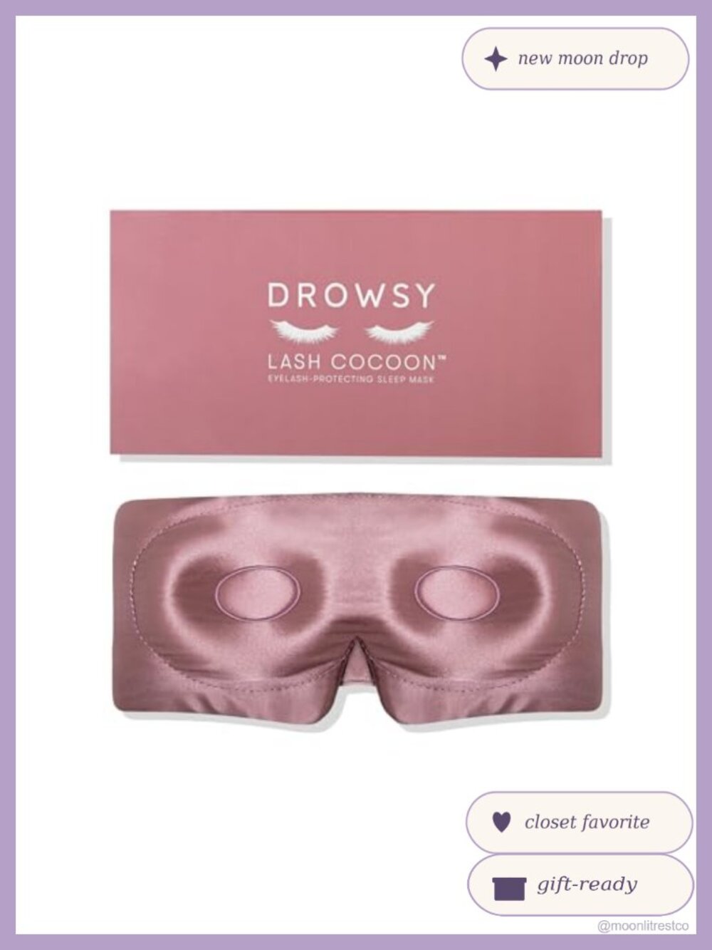 Mulberry Silk Sleep Mask Deep Eye Cups Blackout Adjustable